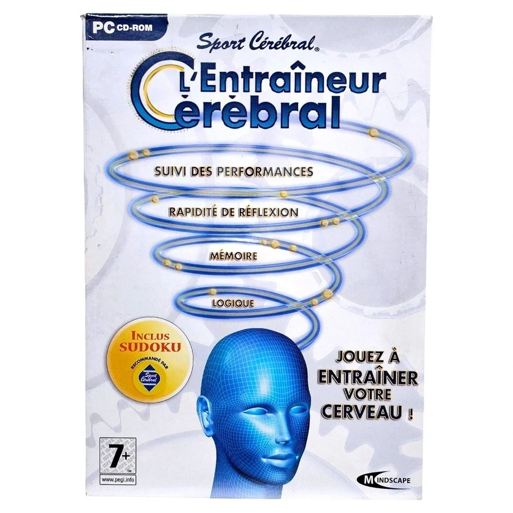 L'Entraineur Cerebral PC CD-ROM French Brain Training Game Sudoku Mindscape